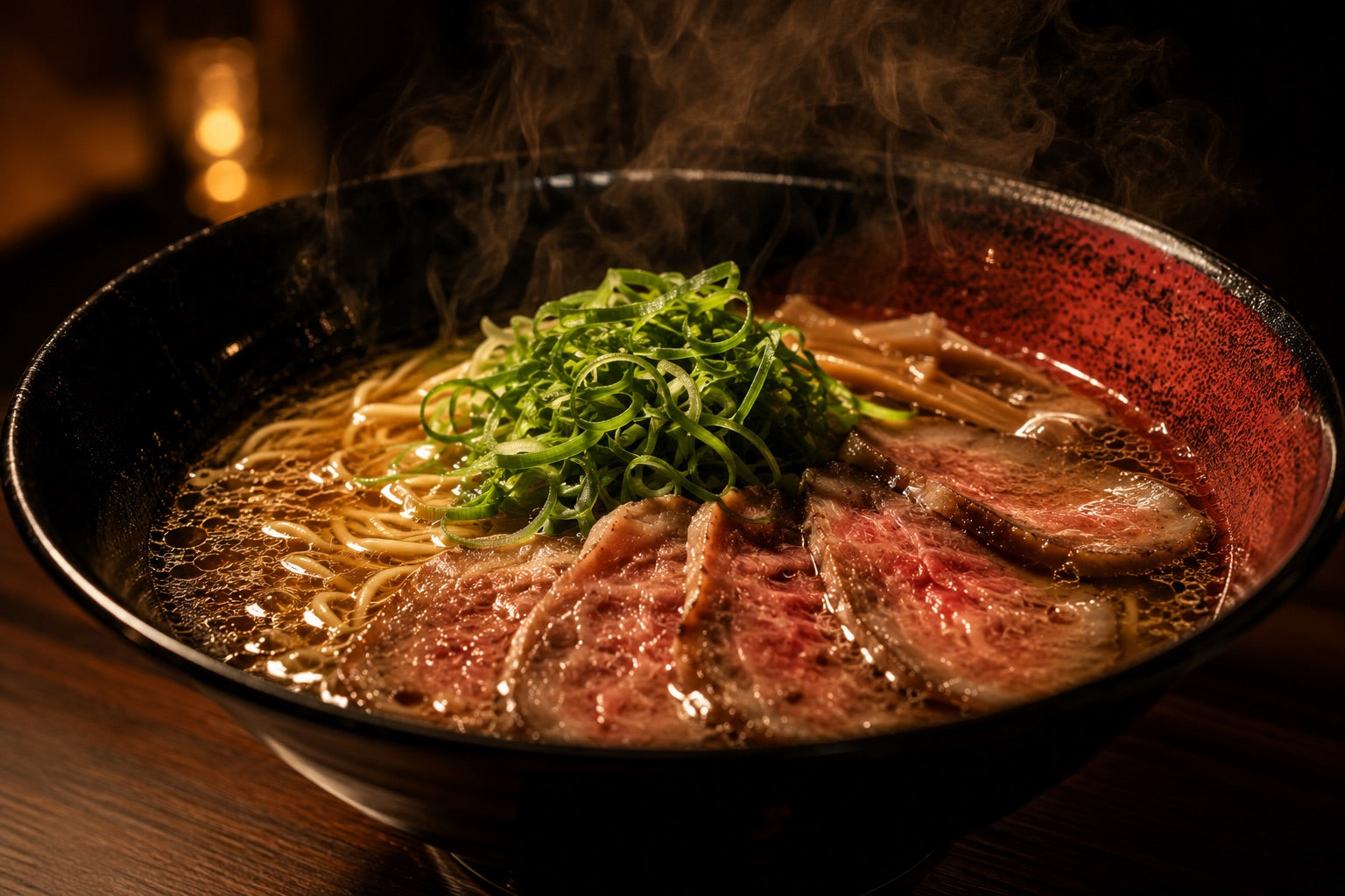 締めの和牛ラーメン